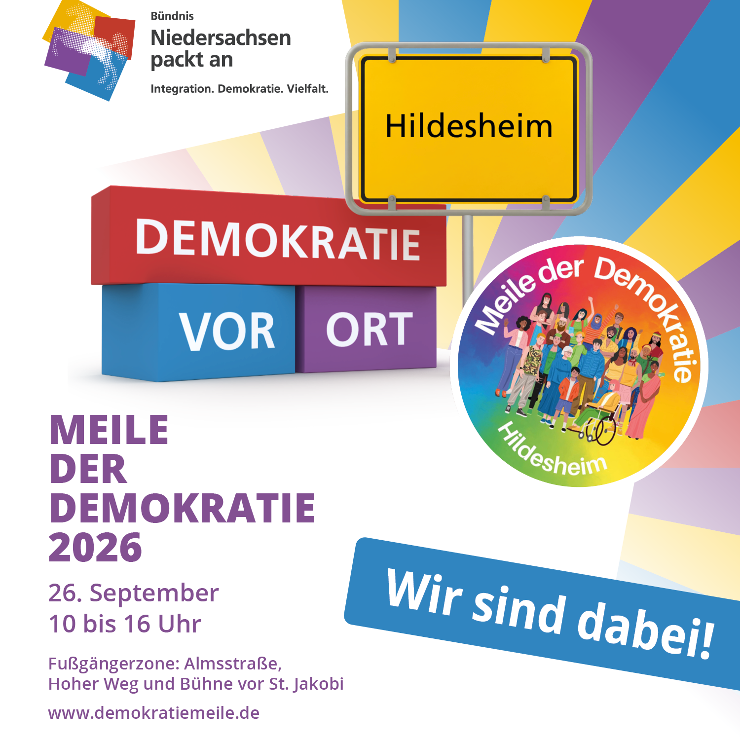 Meile der Demokratie_SharePic_WirSindDabei_quadr #can you see us now | PENGO